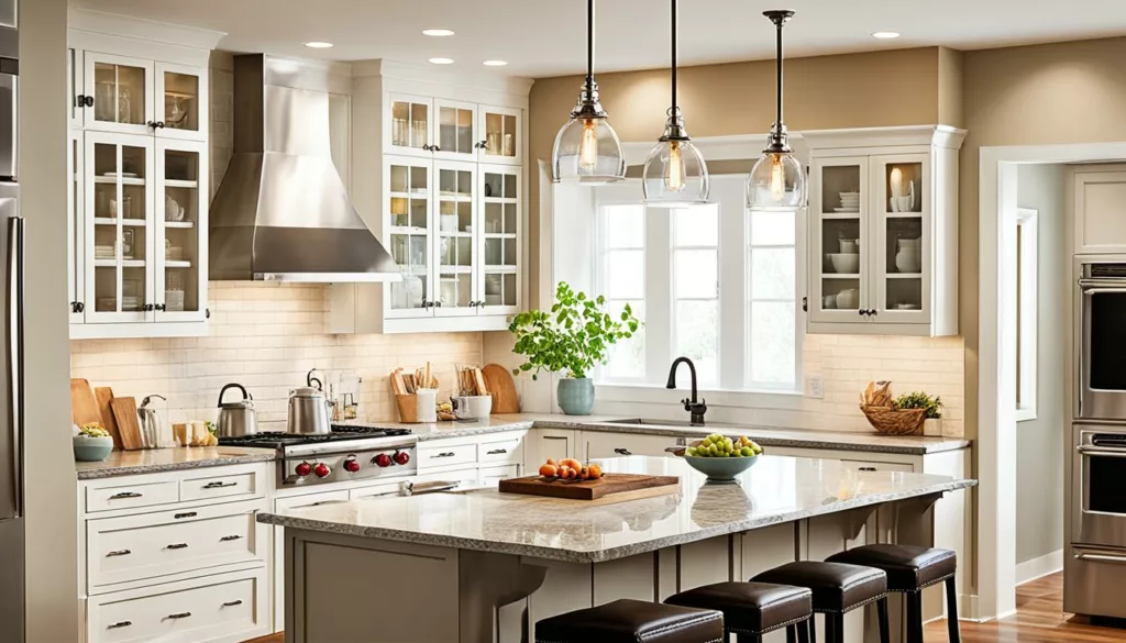 Budget-friendly kitchen lighting