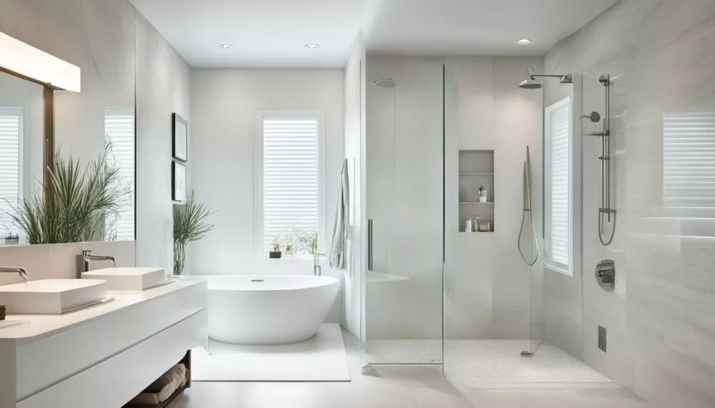 elegant shower and bathtub combinations