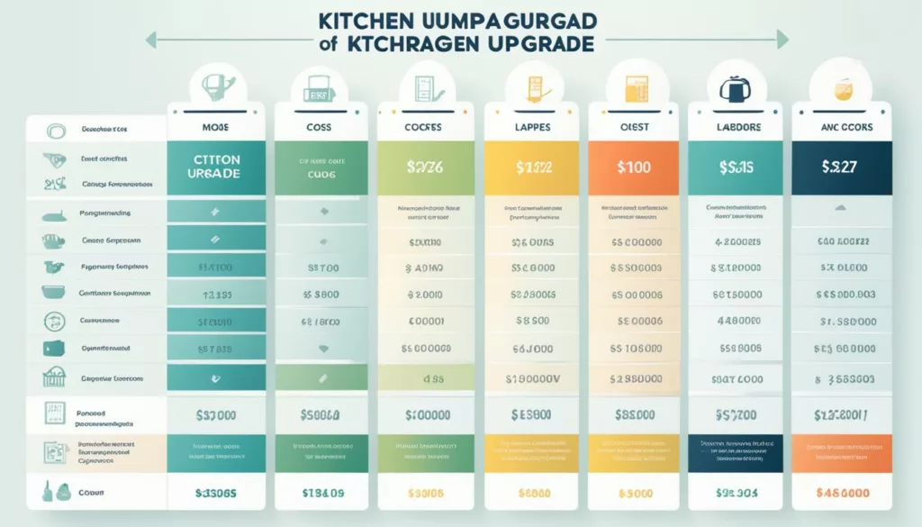 kitchen upgrade cost breakdown