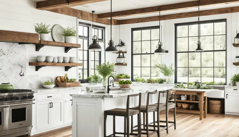 modern farmhouse kitchen design