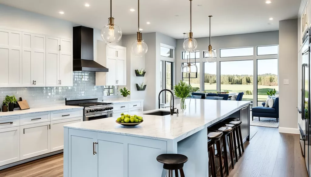 open concept kitchen