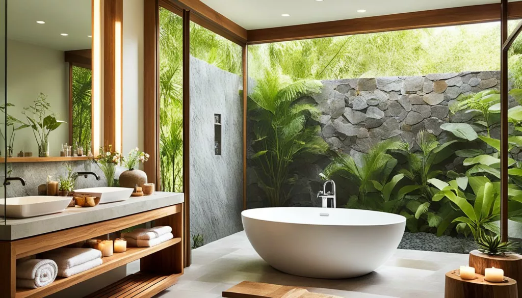 spa-inspired bathroom design