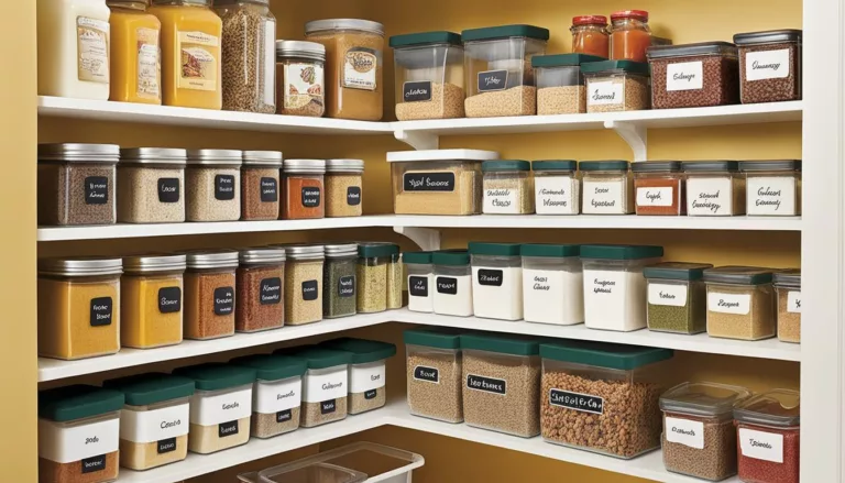 spacious kitchen pantry organization