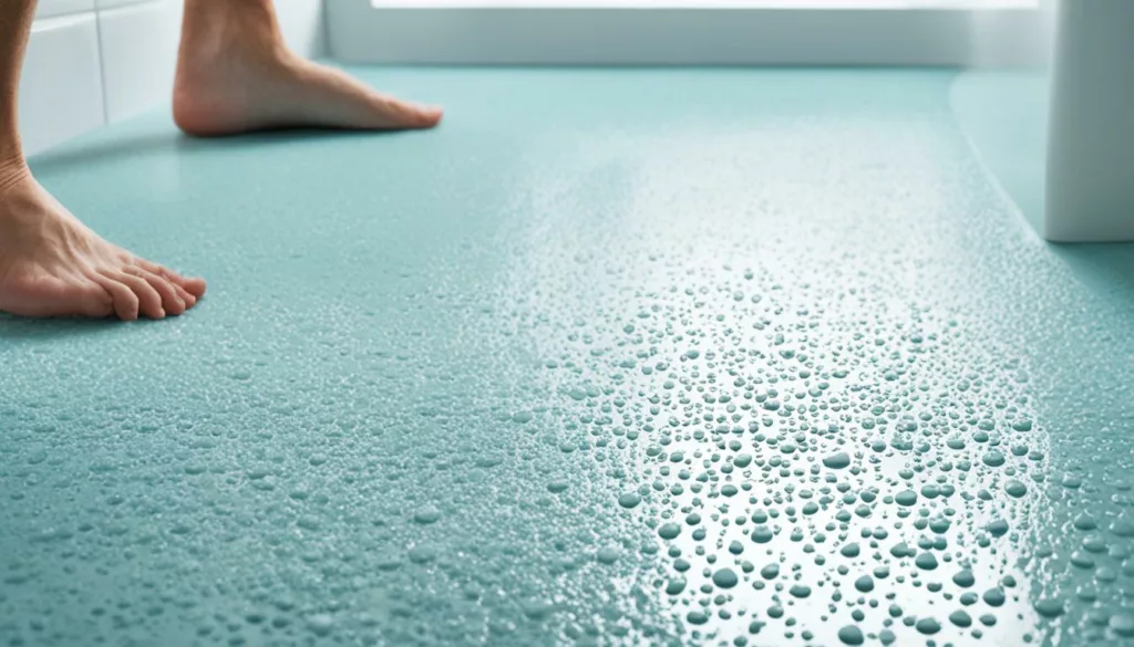 non-slip bathroom flooring